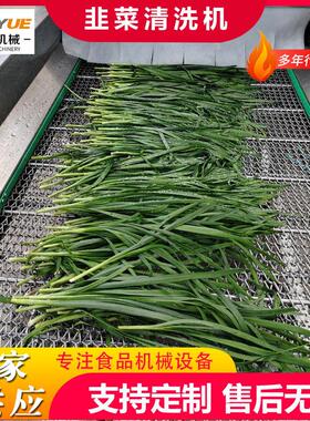 商用全自动小香葱清洗机芹菜压喷淋洗菜机韭菜大姜清洗机去泥沙