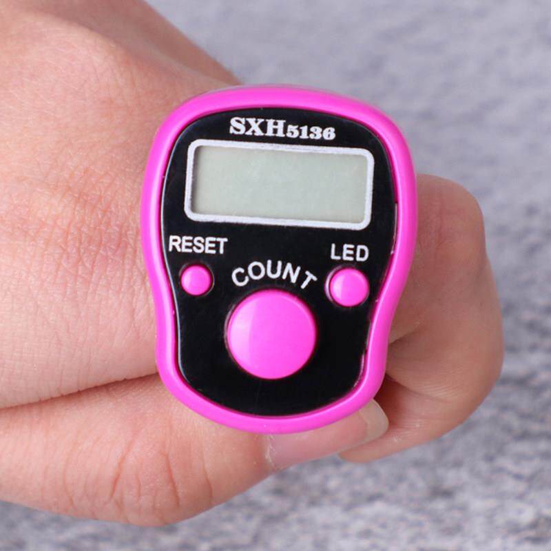 1 set of 10 luminous counters, electronic digital display rings, finger manual counters for the elderly to count goods points