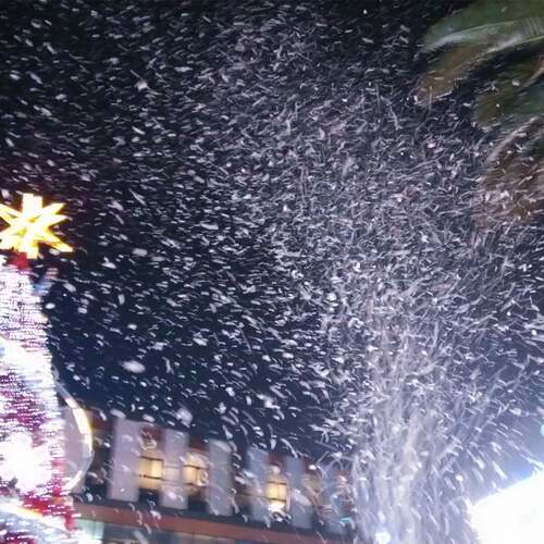 3000W喷射立式雪花机舞台仿真雪花下雪造雪机圣诞节日户外飘雪机 - 图2