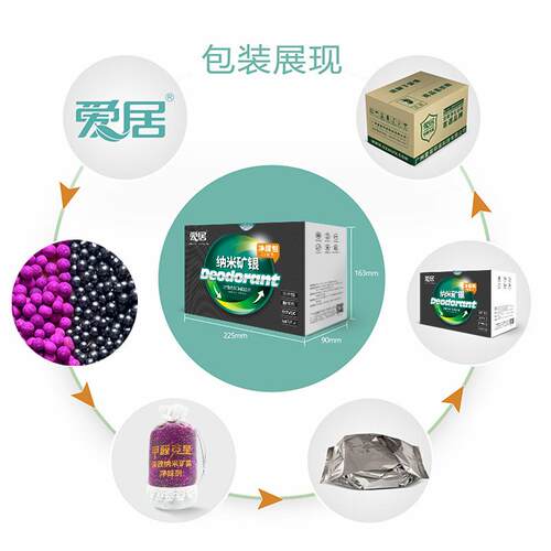 专用纳米矿晶活性炭包车内家用分解甲醛清除异味颗粒厂家 - 图2