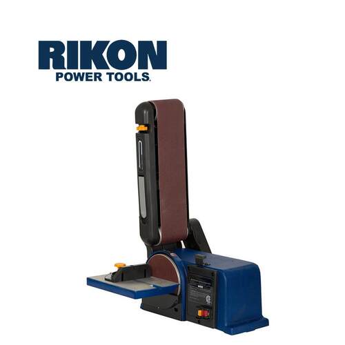 Rikon木工4*6磨片带机抛光磨角家用金属低噪音50-112 - 图1