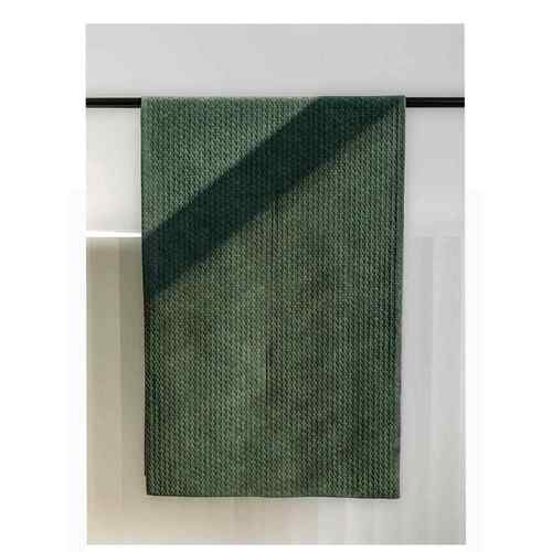 墨绿色床尾毯床旗床尾巾北欧ins风民宿软装靠枕靠垫套床品样板房 - 图3