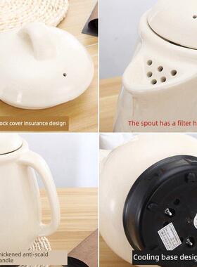正品 6L7L1L12L14L陶瓷汤锅大容家量0中药锅用汤剂中药电砂锅煮药