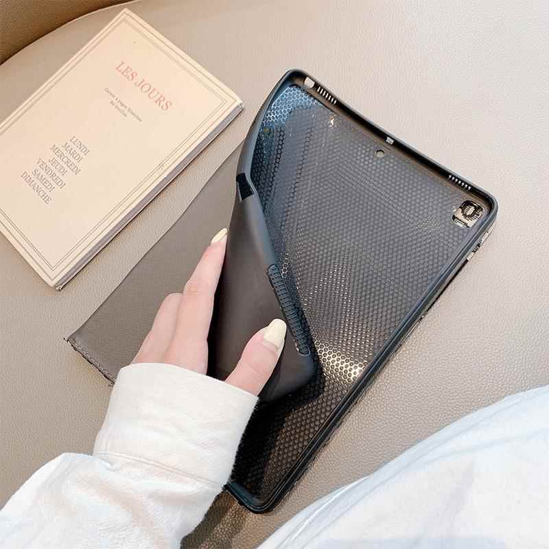 新款iapd10苹 果ipad第五六七代保护套ipai6/7适用apd8第9代平板电脑3air2全包pro11寸带笔槽迷你4mini5保护 - 图1