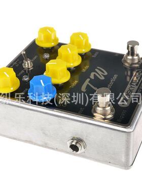 MoskyTw失真踏板吉他效果带有电容器/电阻器/IC三频带均衡器