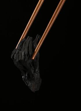 手工筇竹围炉煮茶具零配件茶夹茶勺茶针火钵碳夹橄榄碳火钳夹家用