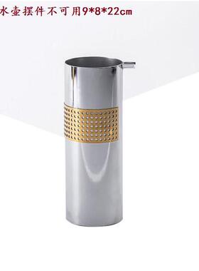 现代简约创意金属工艺品花器烛台书架软装饰品样板间桌面软装饰品