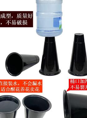 花店花架鲜花展示架多层阶梯铁艺移动花桶架塑料花筒架子专用货架