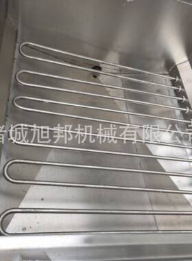 鸡辣豆连续式油炸机 风味小旭邦鱼小虾油炸设备 块自动控温油炸麻