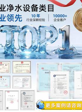 大型RO反渗透水处理设备厂家工业用去离子商用净水设备反渗透设备