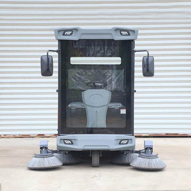 ໂຮງງານ sweeper ໄຟຟ້າຊຸມຊົນ park ຊັບສິນຖະຫນົນຫົນທາງ sweeper ລ້ອມຮອບຢ່າງເຕັມສ່ວນ rotational molding 2100S sweeper
