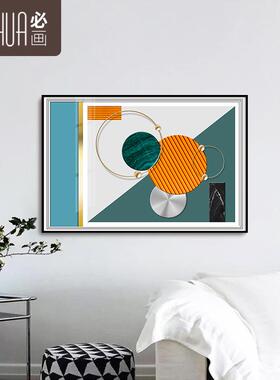 铝合金液压电箱装饰画遮挡电表箱餐厅画上翻配电箱画酒店挂画