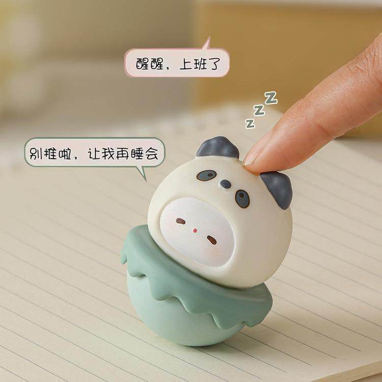 稀奇古怪的小摆件高级感小众小摆件不倒翁萌宠树脂可爱桌面少女解,淘宝优惠券,粉丝福利购,淘宝优惠卷