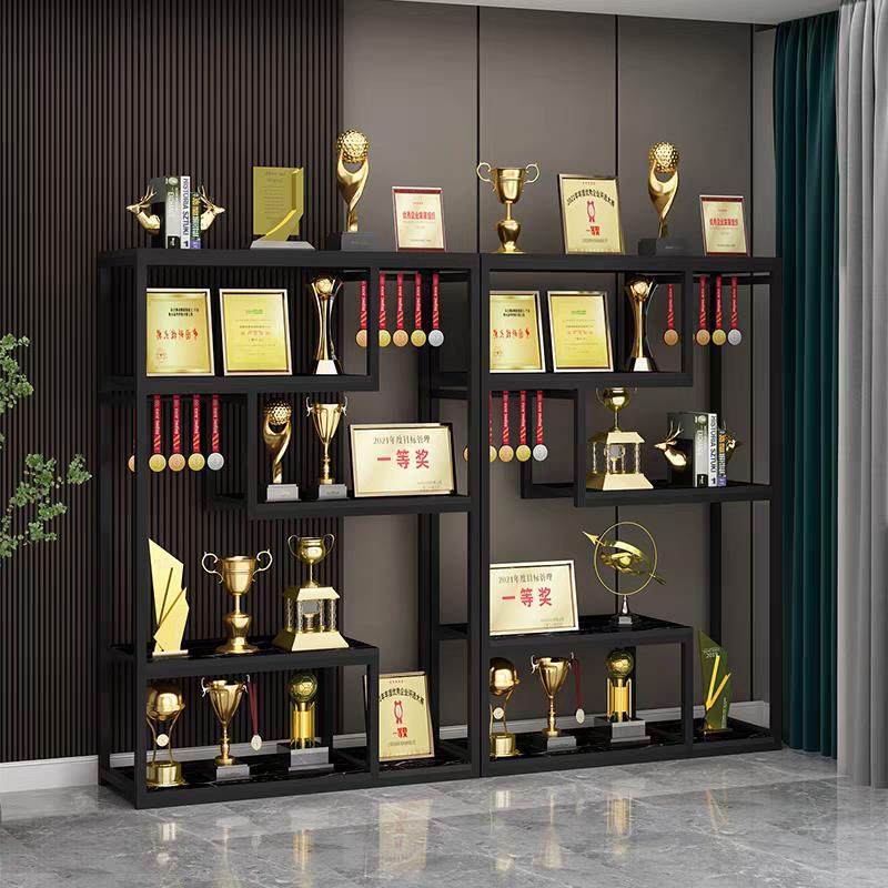 办公室荣誉墙展示架奖状奖牌奖杯集体现代落地展示柜陈列架,淘宝优惠券,粉丝福利购,淘宝优惠卷