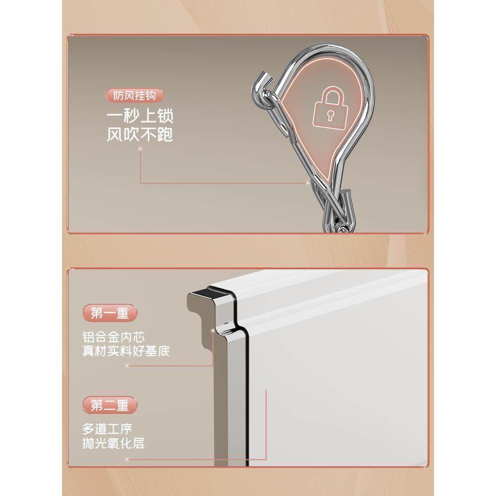 袜子晾晒架铝合金晾衣架多夹子家用挂衣宿舍阳台凉内衣晒袜子神器,淘宝优惠券,粉丝福利购,淘宝优惠卷