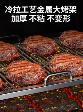 鼎商用烤烟火炉烤不箱烤炉饭店锈钢餐厅酒店大百型果木炭烤多功能