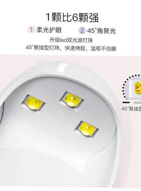120WNail Dryer UV LED Gel Quick-Drying Nail Lamp Light美甲灯