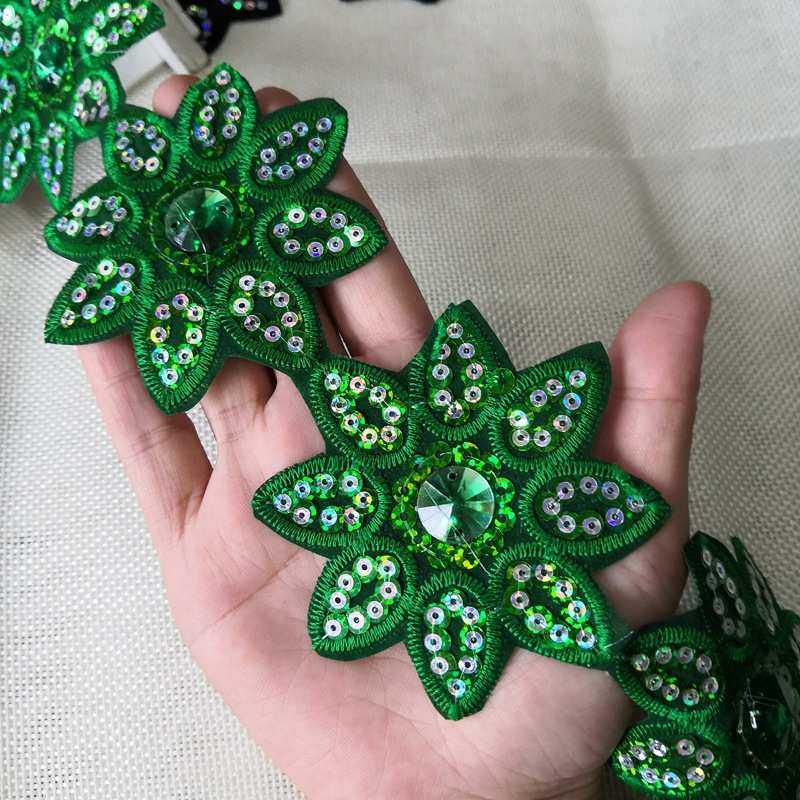 亮片长条刺绣布贴 演出服装戏曲辅料配饰边DIY舞台装饰烫片边,淘宝优惠券,粉丝福利购,淘宝优惠卷