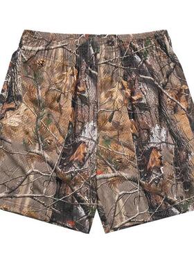 Shorts for men's muscle fitness exercise quarter length