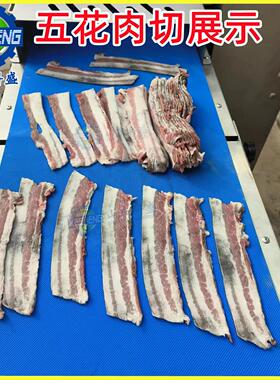 猪肉开条机猪耳朵猪肚肉皮切条设备鳗鱼切块机商用牛肉分条机