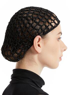 Handmade net hat women 女士手工钩织涤纶短小帽