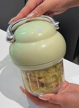 多功能料理机家用小型电动宝宝辅食机大容量不锈钢蒜泥打蒜器