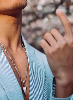 2022时空之箭如恩项链星际穿越M陨石轻奢高级感ins送男友520礼物