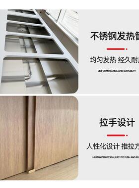 明档保温台餐台 商用不锈钢厨房工程异型餐厅设备 保温售饭台厂家