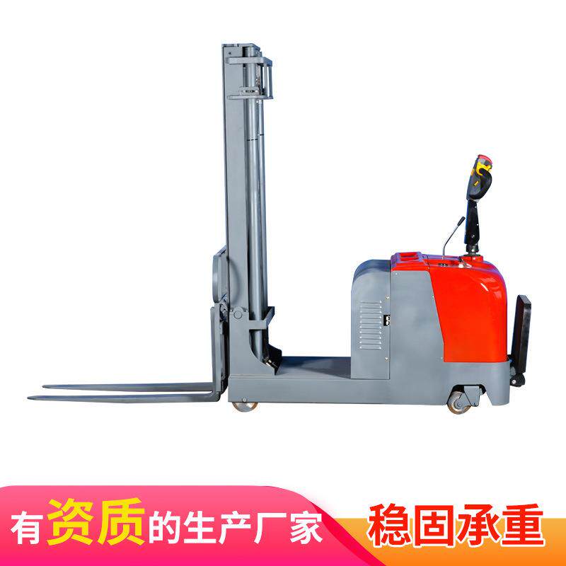 Supply of 1.5 tons stand-driven counterweight electric stacker counterweight all-electric forklift loading and unloading truck
