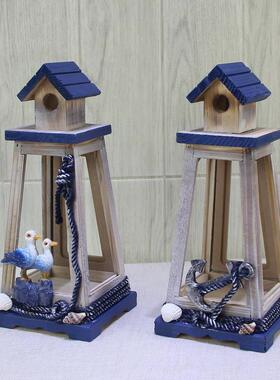 地中海风格灯塔摆件海洋风主题酒柜电视柜桌面婚礼摆设道具装饰品