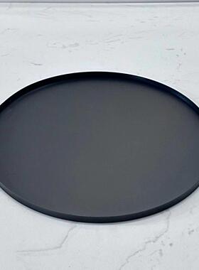 简约现代轻奢不锈钢拉丝托盘样板房间售楼处酒店客厅茶几桌面摆件