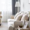 American modern minimalist living room three-person sofa combination fully equipped removable and washable small apartment fabric sofa down sofa