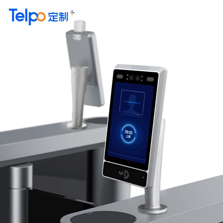 8-inch dynamic face recognition attendance access control machine, office building face scanning gate machine, Tianbo factory direct sales TPS980