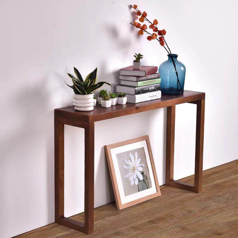 侘寂风新中式实木入户玄关柜端景台长条桌香案供桌条门厅玄关柜条,淘宝优惠券,粉丝福利购,淘宝优惠卷