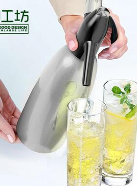 商用气泡水机苏打水碳酸饮料打气机二氧化碳气泡弹气瓶家用可携式
