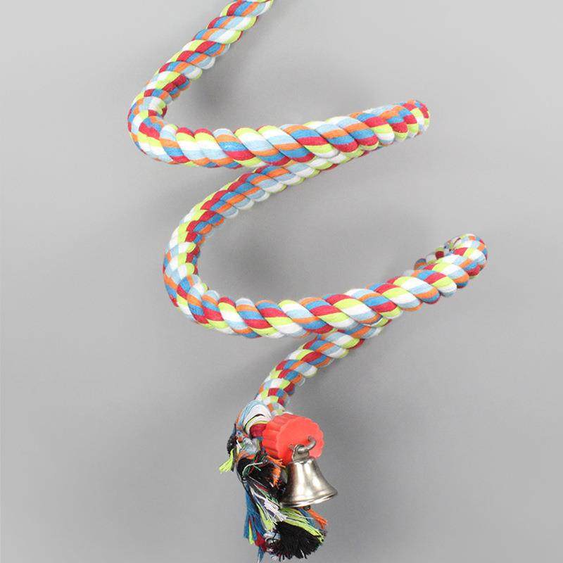 鹦鹉攀爬绳子 鸟玩具棉绳鹦鹉玩具用品 益智玩具梯子云梯秋千啃咬,淘宝优惠券,粉丝福利购,淘宝优惠卷