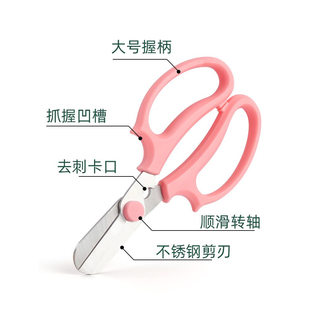 花园花艺剪刀花剪花艺师专用插花剪刀花枝园艺剪家用宽头鲜花剪刀