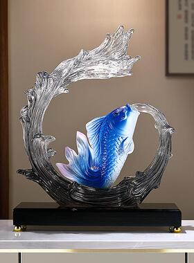 风件生房水年年有鱼起葫芦摆入门玄关客厅高档乔XFO迁新居礼物装