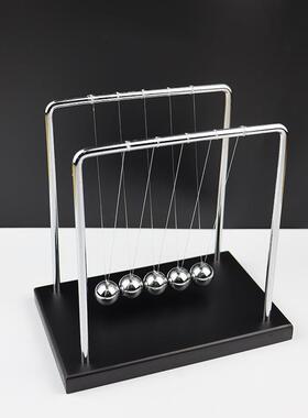 金属牛顿摆件撞球碰碰球桌面装饰品摆设轻奢家装办公桌面摆