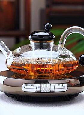 电陶炉煮茶炉电热炉超薄烧水煮茶家用泡茶壶耐温玻璃茶具套装