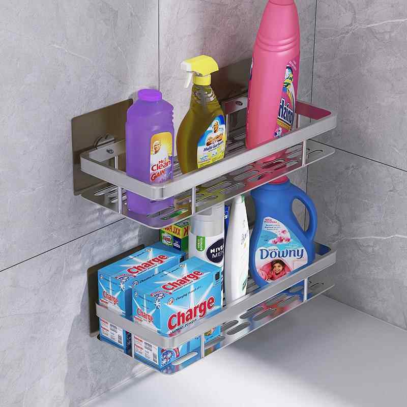 洗衣机阳台置物架卫生间壁挂式免打孔家用浴室墙上洗漱台收纳架子,淘宝优惠券,粉丝福利购,淘宝优惠卷