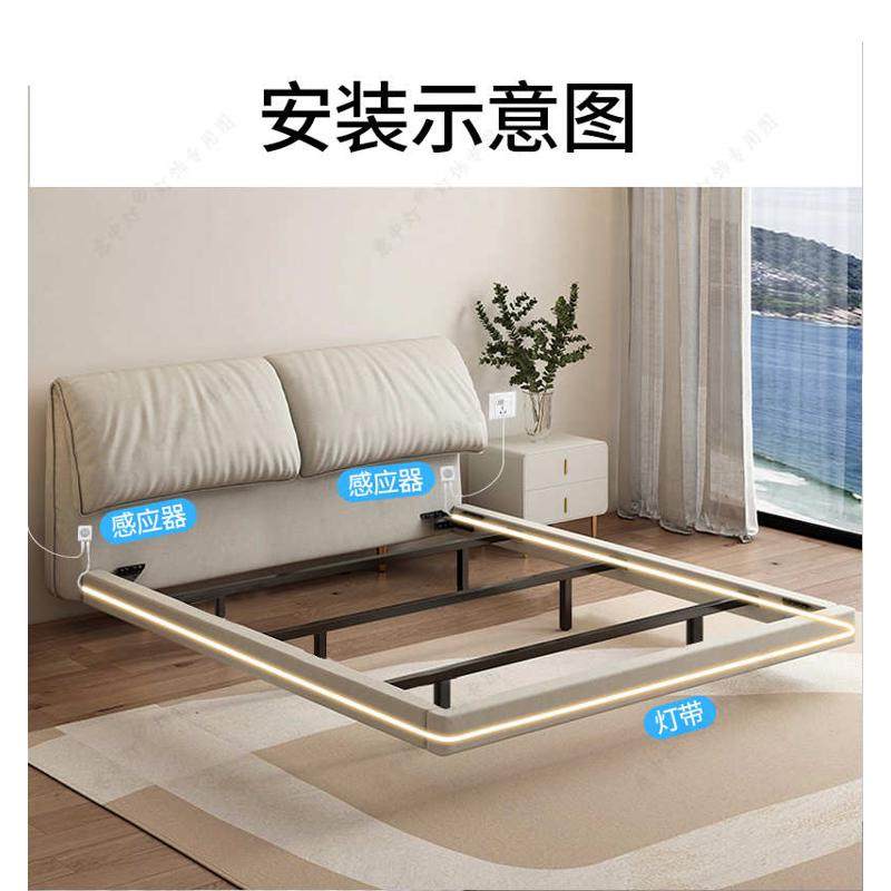 IL人体感应灯带接220V电线悬浮床氛围灯智能感应常亮灯条玄关鞋柜,淘宝优惠券,粉丝福利购,淘宝优惠卷
