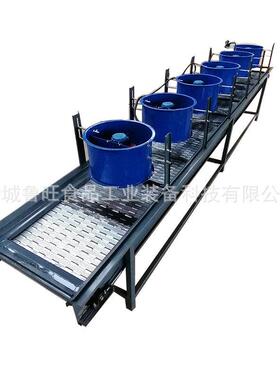 丸子物料提升机链板输送线皮带爬坡送料机重工业螺母输送机