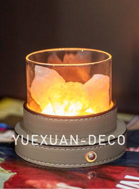 粤萱简约现代轻奢设计感小台灯摆件售楼处样板间酒店展厅民宿软装