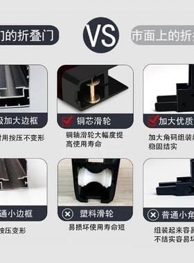 隐形折叠纱门纱窗门伸缩推拉式铝合金边框防蚊沙窗门磁吸家用