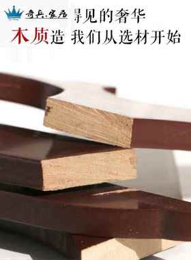 石头画支架盘子托架实木展示架摆件小底座鹅卵石普洱茶架子茶饼架