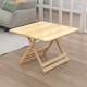 Solid wood folding table, portable dining table for outdoor stalls and barbecue restaurants, simple table for eating, home learning square table