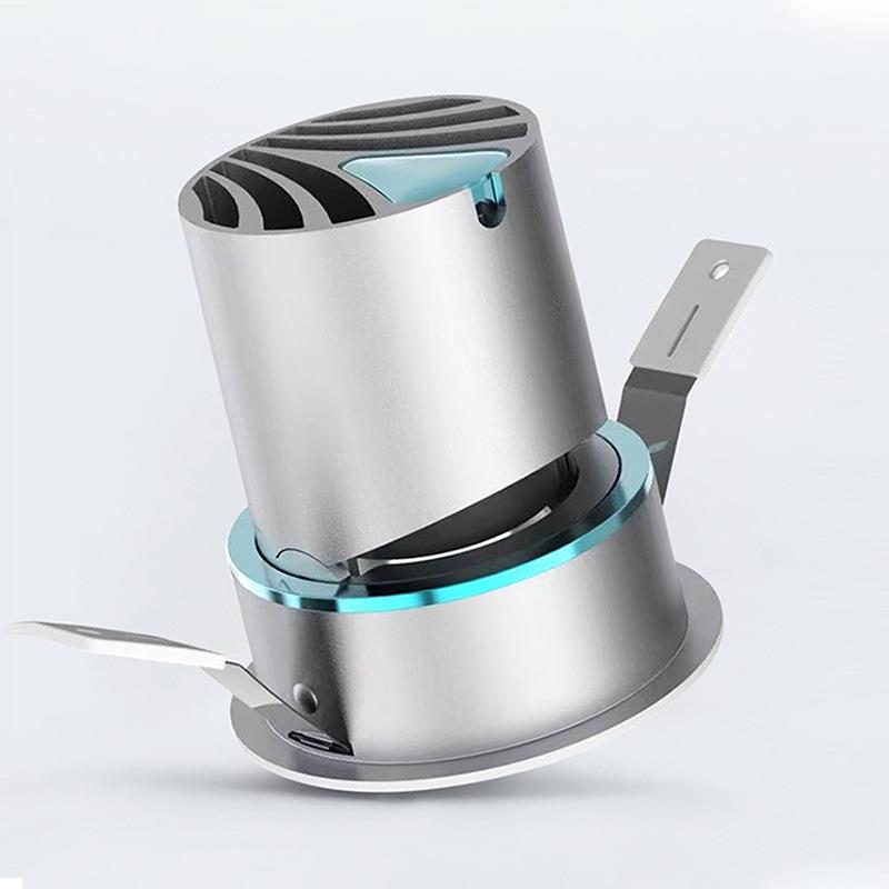 Deep anti-glare spotlight embedded full spectrum cob wall washer small hill no secondary spot led home living room downlight