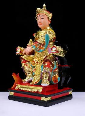 包邮树脂神像 二郎显圣真君二郎神杨戬像家用工艺品桌面摆件