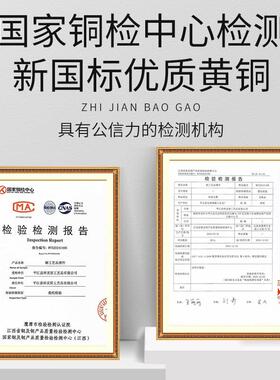 铜葫芦摆件黄铜招客厅入户开口空心财大号铜制百福铜胡芦摆件